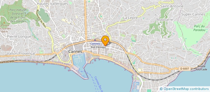 localisation de l'entreprise LES TROIS ORS à CANNES