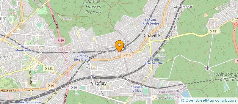 localisation de l'entreprise LES TROIS OURS  VIROFLAY