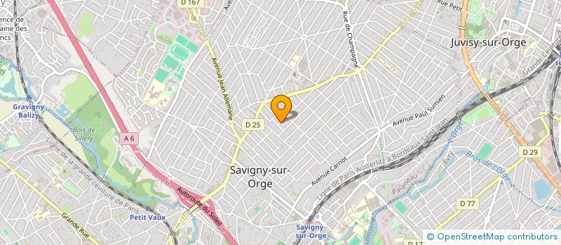 localisation de l'entreprise LES TROIS OURS DE SAVIGNY à SAVIGNY-SUR-ORGE