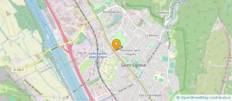 localisation de l'entreprise LES TROIS P  SAINT-EGREVE