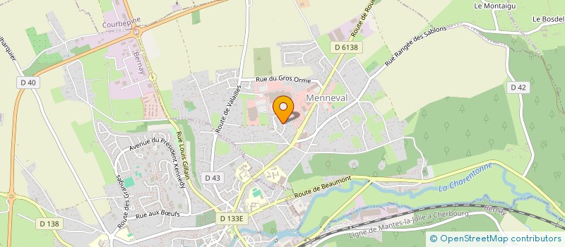 localisation de l'entreprise LES TROIS PARQUES - L3P à BERNAY