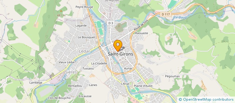 localisation de l'entreprise LES TROIS PETITS CANARDS à SAINT-GIRONS