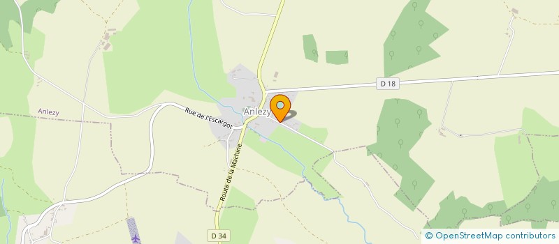 localisation de l'entreprise LES TROIS PETITS CHENES à ANLEZY