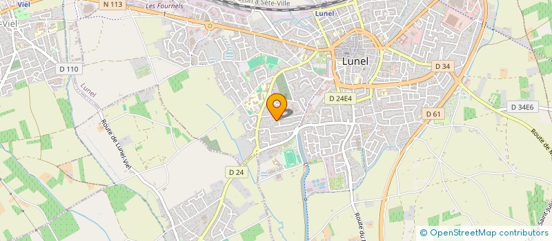 localisation de l'entreprise LES TROIS PETITS COCHONS  LUNEL