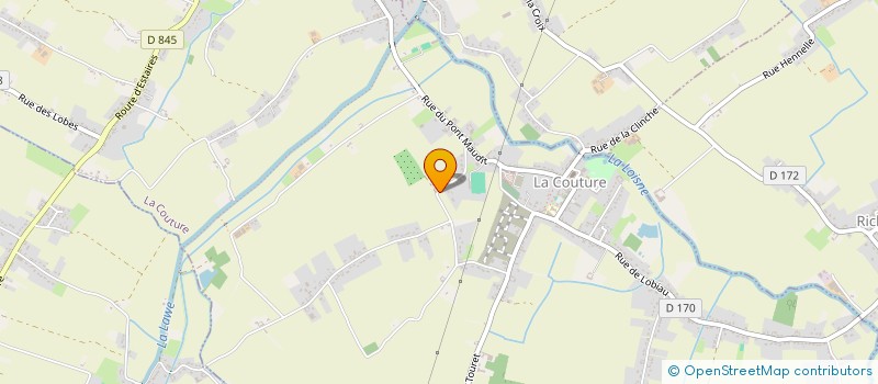 localisation de l'entreprise LES TROIS PETITS GARS à LA COUTURE