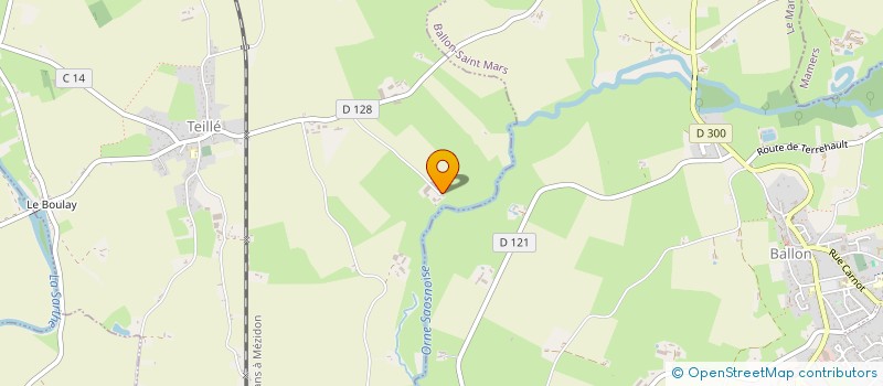 localisation de l'entreprise LES TROIS PETITS TOITS  TEILLE