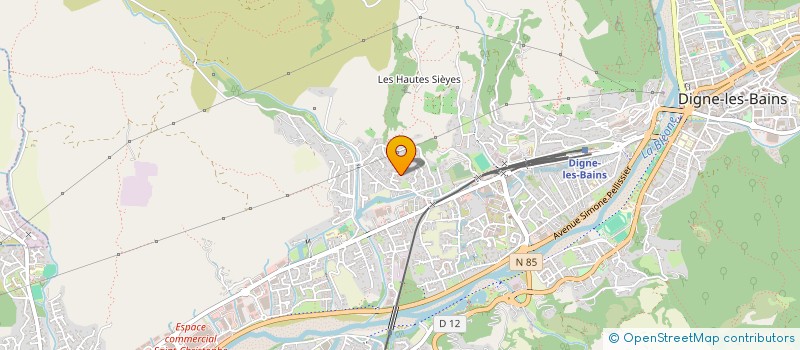 localisation de l'entreprise LES TROIS PEUPLIERS à DIGNE-LES-BAINS