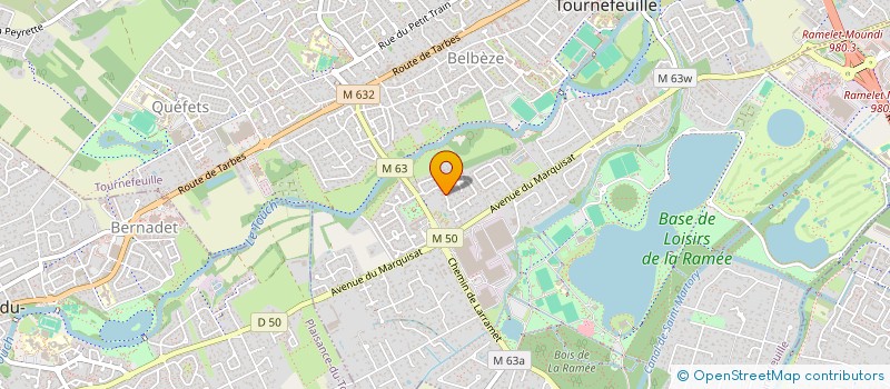 localisation de l'entreprise LES TROIS PICS  TOURNEFEUILLE