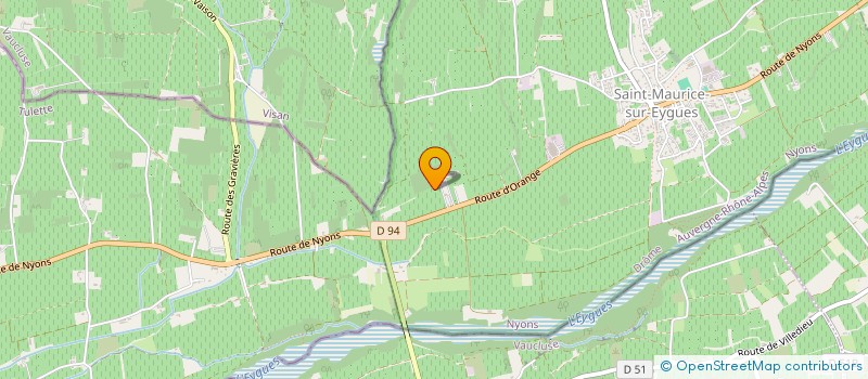 localisation de l'entreprise LES TROIS PLATANES  SAINTE-JALLE