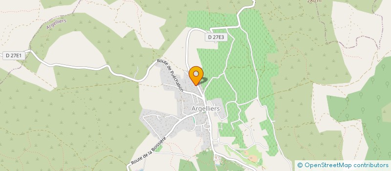 localisation de l'entreprise LES TROIS POINTES  ARGELLIERS