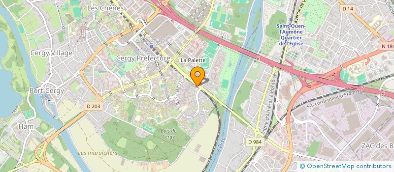 localisation de l'entreprise LES TROIS POLES à PONTOISE