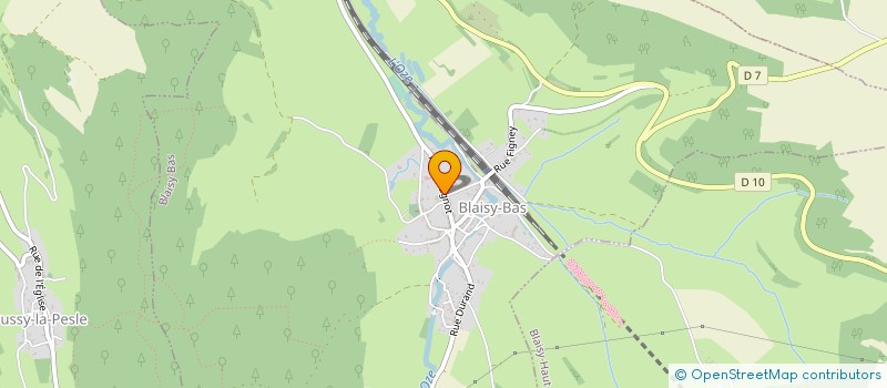 localisation de l'entreprise LES TROIS POTES  BLAISY-BAS