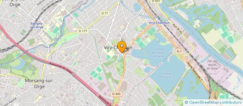 localisation de l'entreprise LES TROIS PRINCES à VIRY-CHATILLON