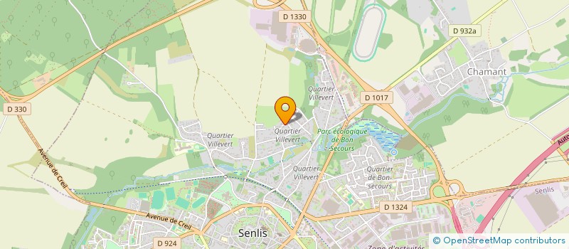 localisation de l'entreprise LES TROIS PRINCESSES  SENLIS