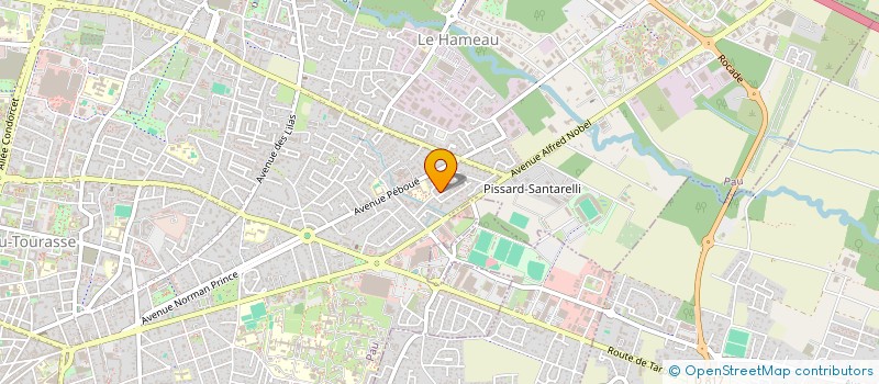 localisation de l'entreprise LES TROIS RIVIERES à PAU