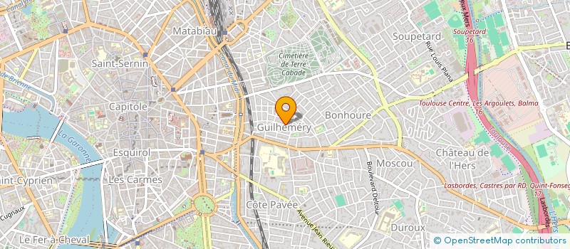 localisation de l'entreprise LES TROIS ROCHERS à TOULOUSE