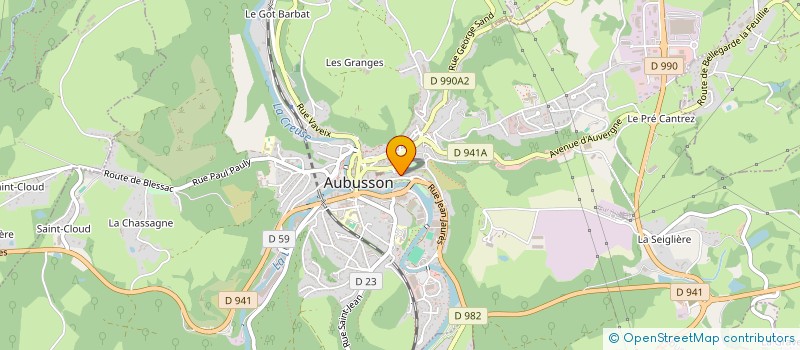 localisation de l'entreprise LES TROIS RONCES  SAINT-MEDARD-LA-ROCHETTE