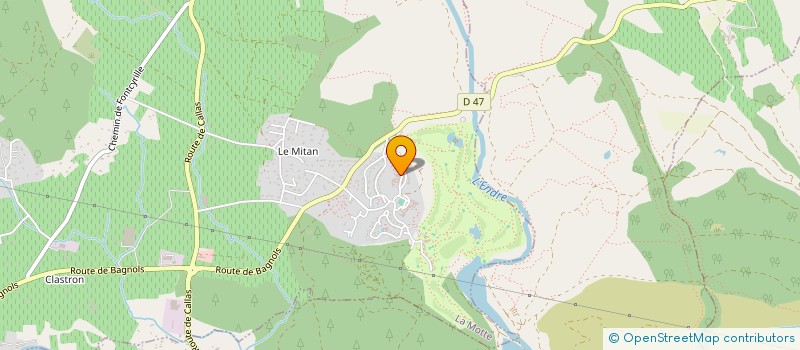 localisation de l'entreprise LES TROIS ROSES  LA MOTTE