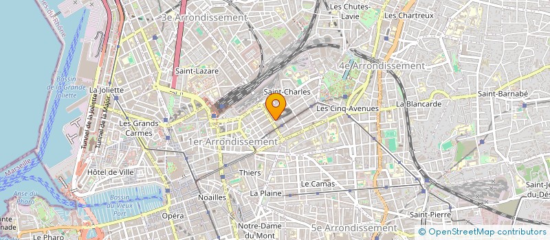 localisation de l'entreprise LES TROIS ROSES à MARSEILLE