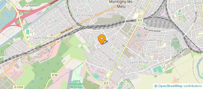 localisation de l'entreprise LES TROIS ROSES à MONTIGNY-LES-METZ