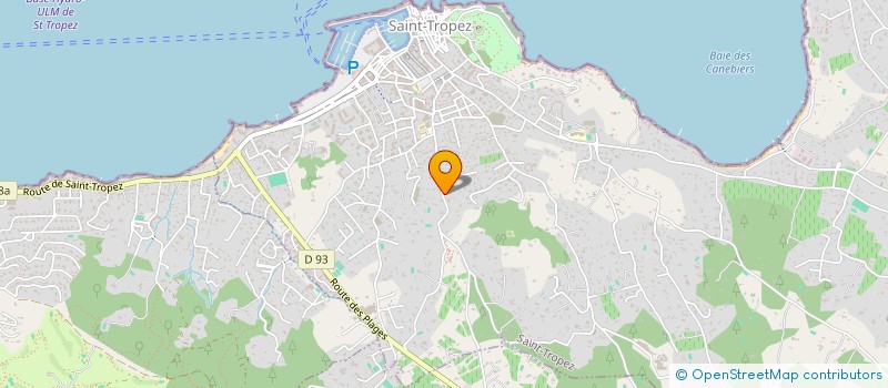 localisation de l'entreprise LES TROIS ROSES à SAINT-TROPEZ