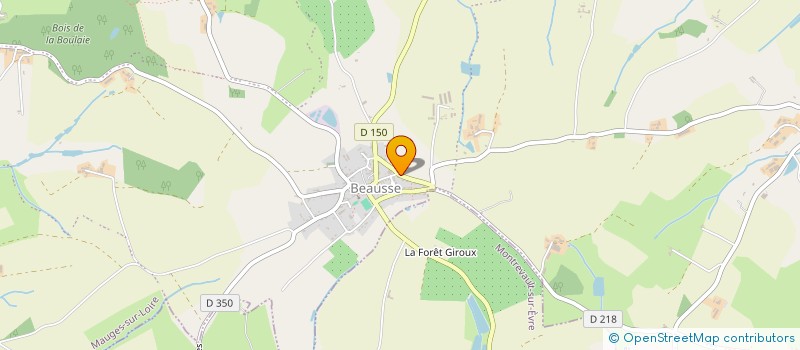 localisation de l'entreprise LES TROIS ROU à MAUGES-SUR-LOIRE
