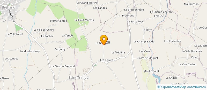 localisation de l'entreprise LES TROIS S  SAINT-TRIMOEL