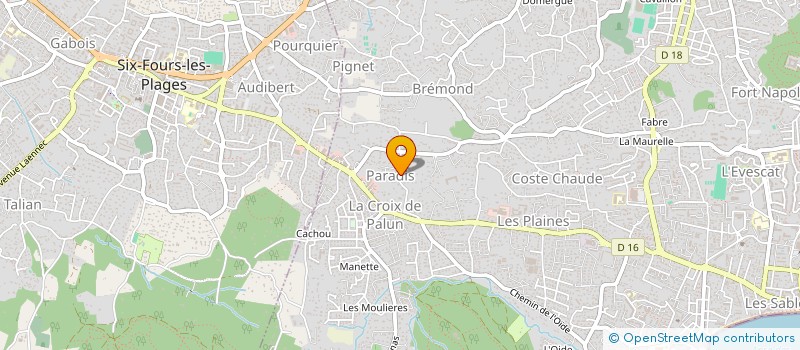 localisation de l'entreprise LES TROIS SEPT à LA SEYNE-SUR-MER