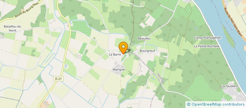 localisation de l'entreprise LES TROIS SIGNES à BRISSAC LOIRE AUBANCE
