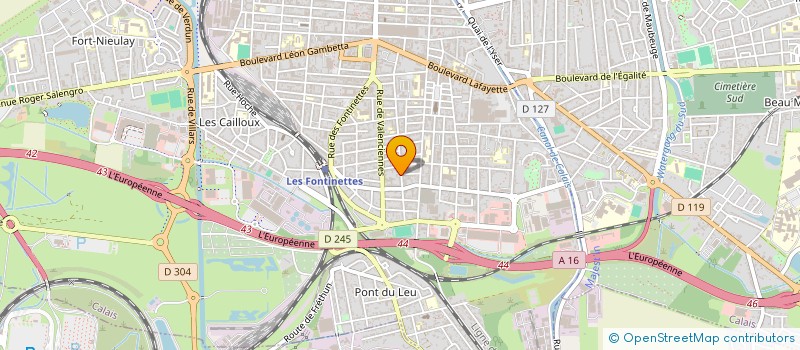 localisation de l'entreprise LES TROIS SINGES  CALAIS