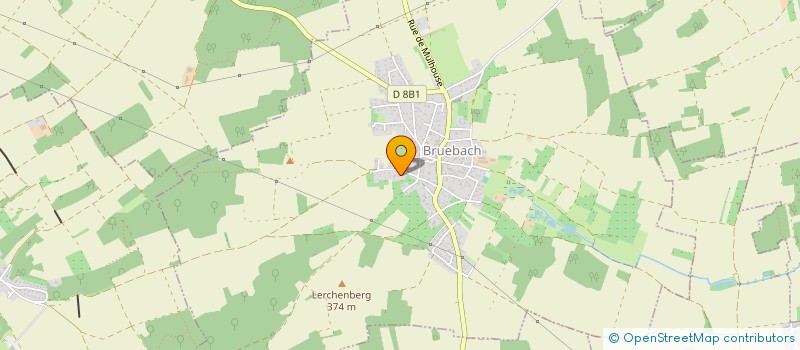 localisation de l'entreprise LES TROIS SOEURS  BRUEBACH