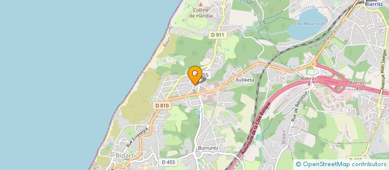 localisation de l'entreprise LES TROIS SOEURS à BIDART