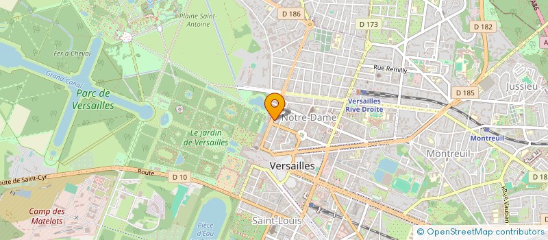 localisation de l'entreprise LES TROIS SOEURS à VERSAILLES