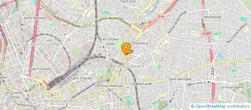 localisation de l'entreprise LES TROIS SOEURS à MARSEILLE