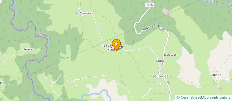 localisation de l'entreprise LES TROIS SOLEIL à LIEUTADES