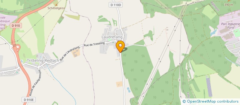 localisation de l'entreprise LES TROIS SOLEILS  LAUDREFANG