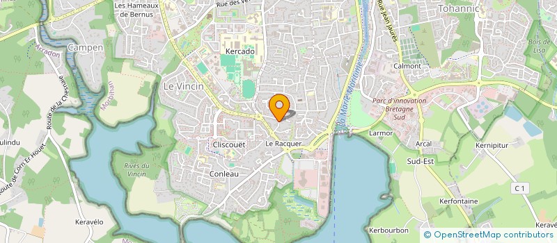 localisation de l'entreprise LES TROIS SOLEILS RENNES à VANNES