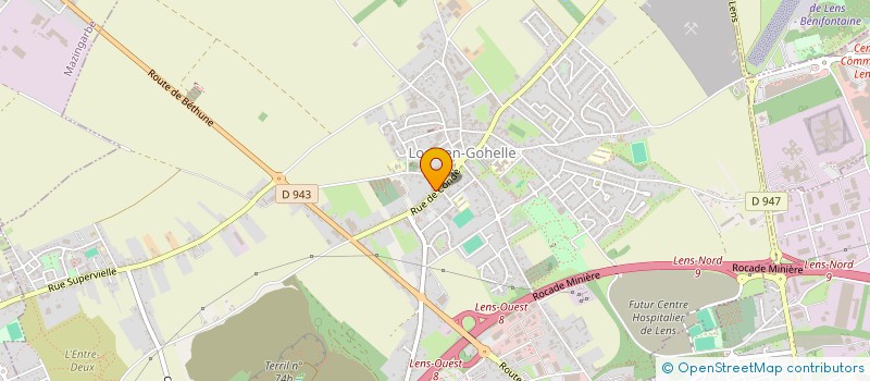 localisation de l'entreprise LES TROIS SOURCES  LOOS-EN-GOHELLE