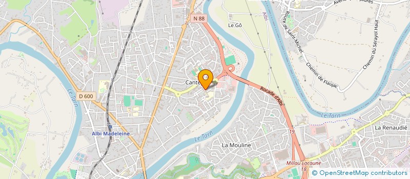 localisation de l'entreprise LES TROIS SOURCES à ALBI