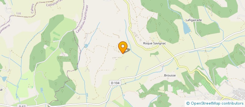 localisation de l'entreprise LES TROIS SOURCES  CASTELNAU-MONTRATIER