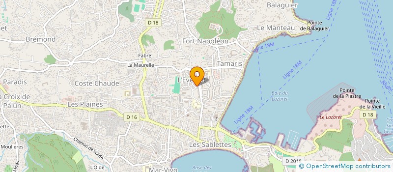 localisation de l'entreprise LES TROIS SOURCES à LA SEYNE-SUR-MER
