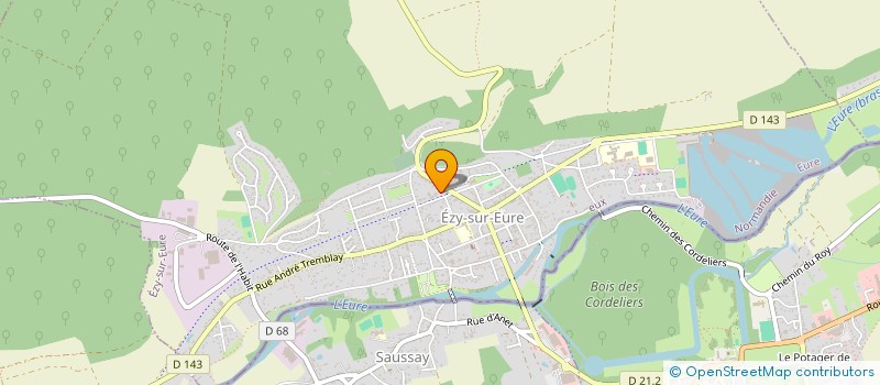 localisation de l'entreprise LES TROIS T  EZY-SUR-EURE