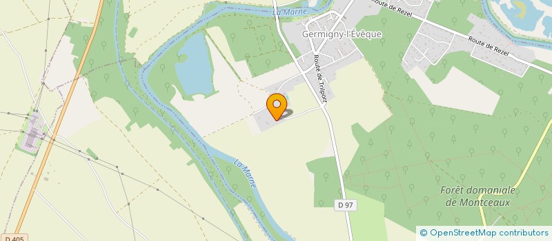 localisation de l'entreprise LES TROIS TILLEULS à GERMIGNY-L'EVEQUE