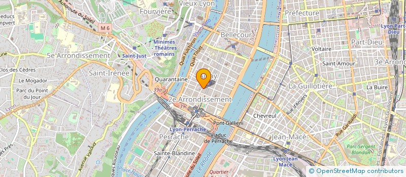 localisation de l'entreprise LES TROIS TONNEAUX à LYON