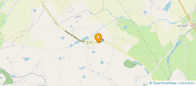 localisation de l'entreprise LES TROIS TOURS  ADILLY