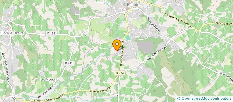 localisation de l'entreprise LES TROIS U  BEDOIN