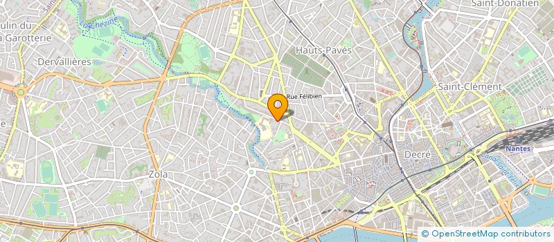 localisation de l'entreprise LES TROIS VALLEES à NANTES