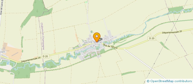 localisation de l'entreprise LES TROIS VALLEES  SAINTE-MARIE-A-PY