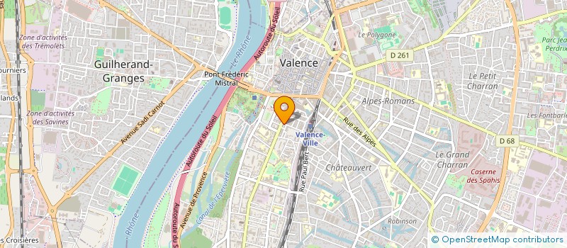 localisation de l'entreprise LES TROIS VARIETES  VALENCE