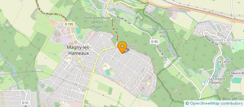 localisation de l'entreprise LES TROIS WROB  MAGNY-LES-HAMEAUX